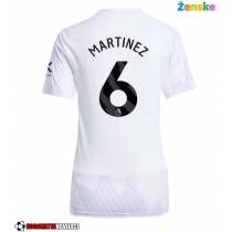 Ženske Nogometnih dresov Manchester United Lisandro Martinez #6 Gostujoči 2025-26 Kratki rokavi